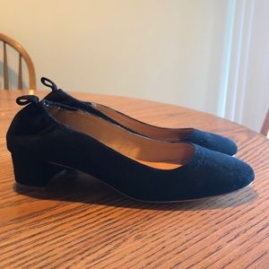 J Crew Factory Anya Suede Block Heels size 7.5